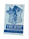1954 Unis-Sport mail order catalogue dedicated to the sale of cycling articles