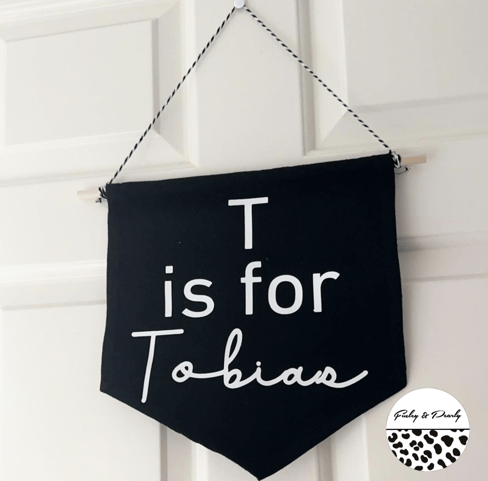 NURSERY DECOR: Name Banner