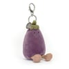 Vivacious Aubergine Bag Charm