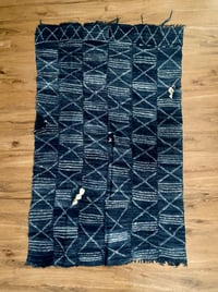 Image 3 of 60s AFRICAN HAND-LOOMED AND HAND-DYED INDIGO STOLE