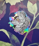 Image 1 of Holographic fox flower sticker