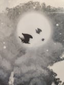 8" x 10" Moonlight Forest Flight - Archival Paper Print