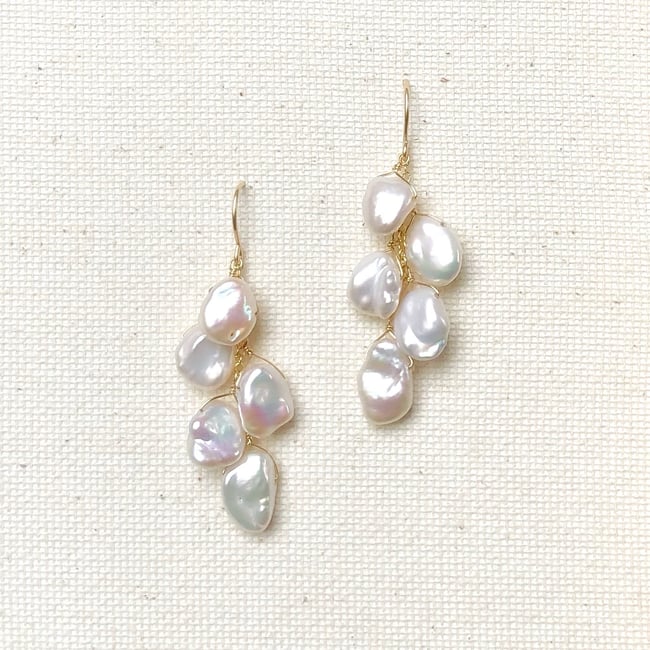 keshi pearl clusters