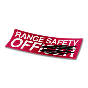Image of Range Safety Off Sticker