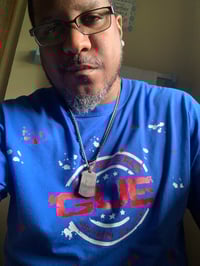 Image 1 of (Tshirts) Grit1 logo design with splatters
