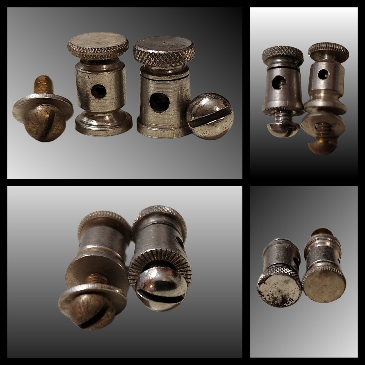 Genuine Antique Binding Posts Set F
