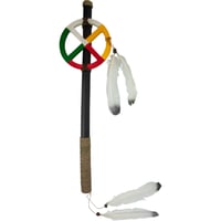 Ceremonial Stick - Medicine Wheel