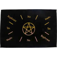 Printed Cotton Pendulum Mat - Pentacle Gold (Each)