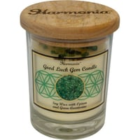 Image 1 of Harmonia Soy Gem Candle - Good Luck Green Aventurine (Each)
