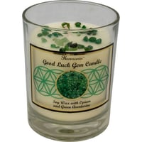 Image 2 of Harmonia Soy Gem Candle - Good Luck Green Aventurine (Each)