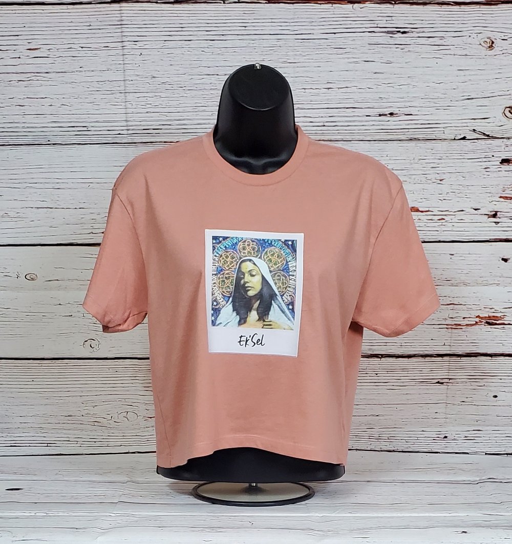 "La Nina" Ladies Crop Tee Shirt