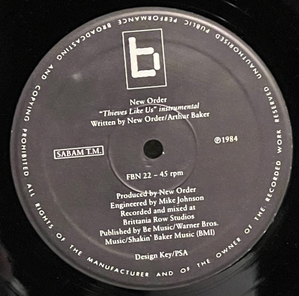 New Order - Murder/Thieves Like Us 1984 12β