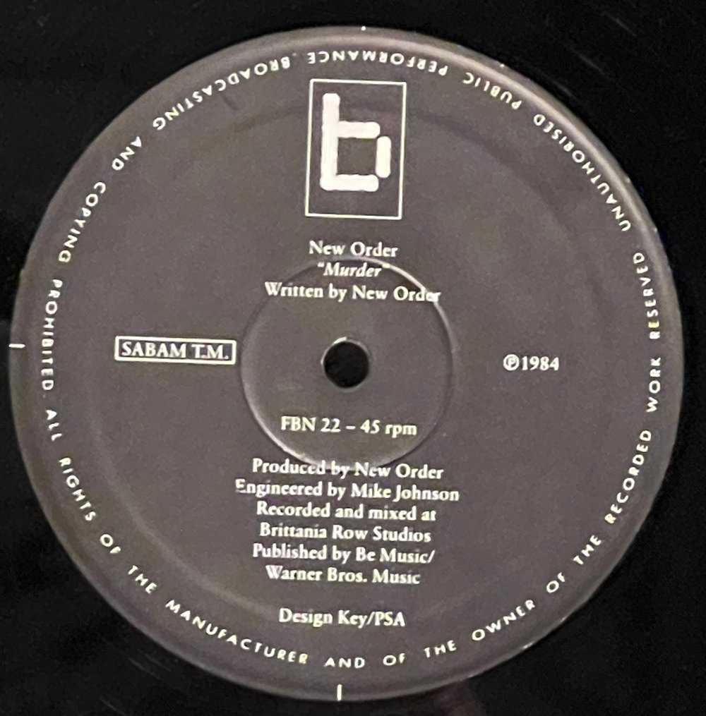 New Order - Murder/Thieves Like Us 1984 12β