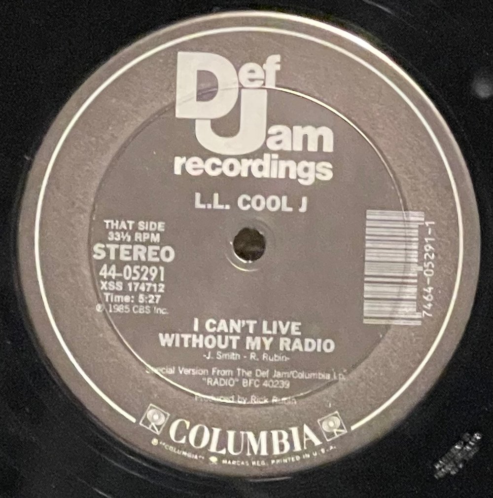 L.L. Cool J* β I Can Give You More / I Can't Live Without My Radio 1985 12β
