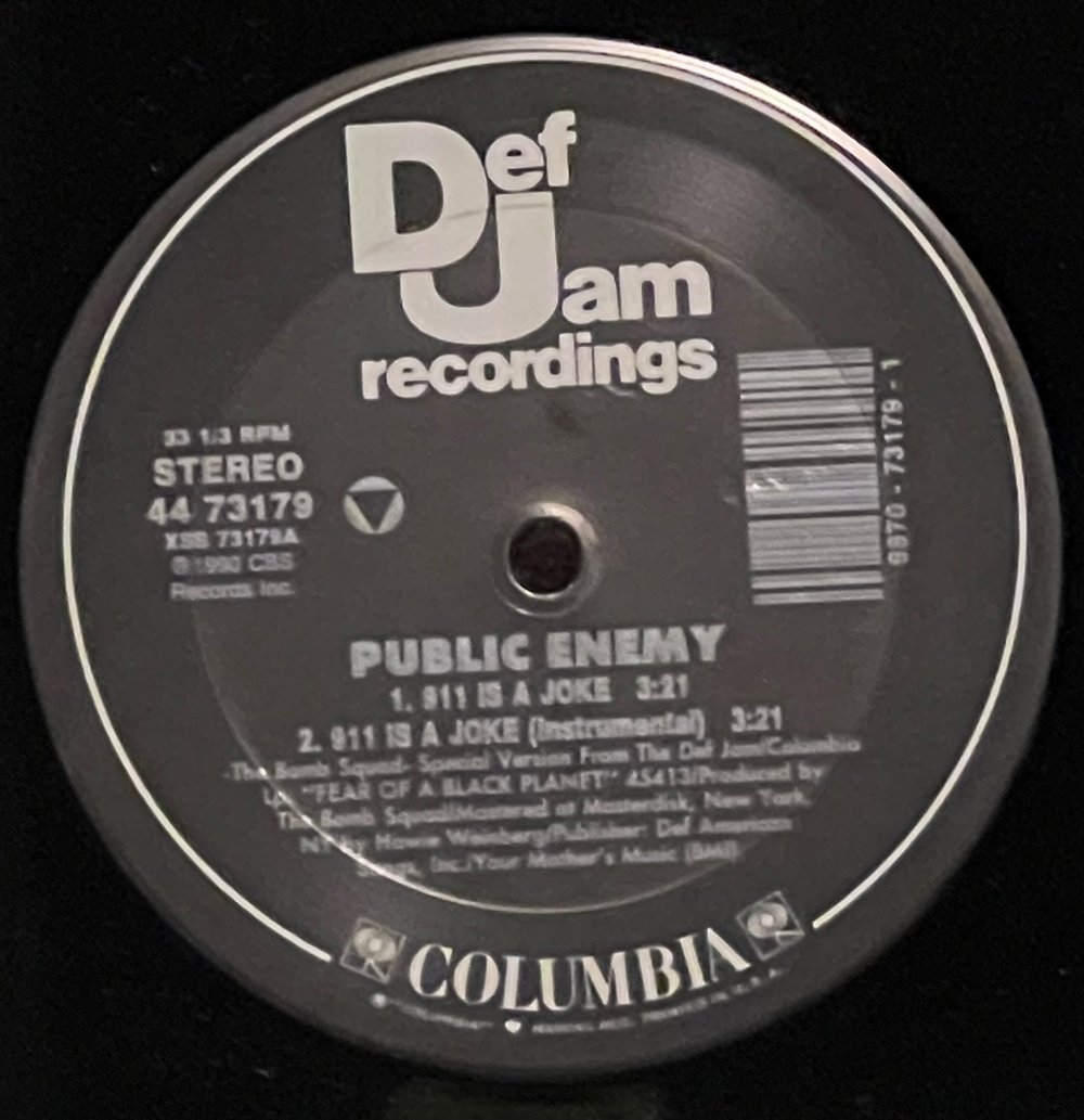 Public Enemy- 911 is a Joke 1990 12”