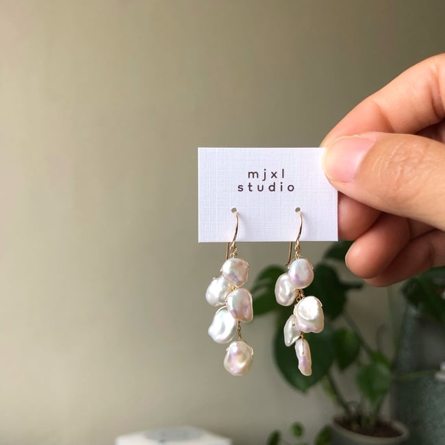 keshi pearl clusters