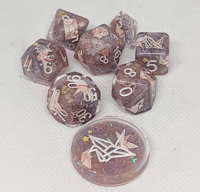 Image 1 of Cupcake Cranes 8 Piece Handmade Dice Set