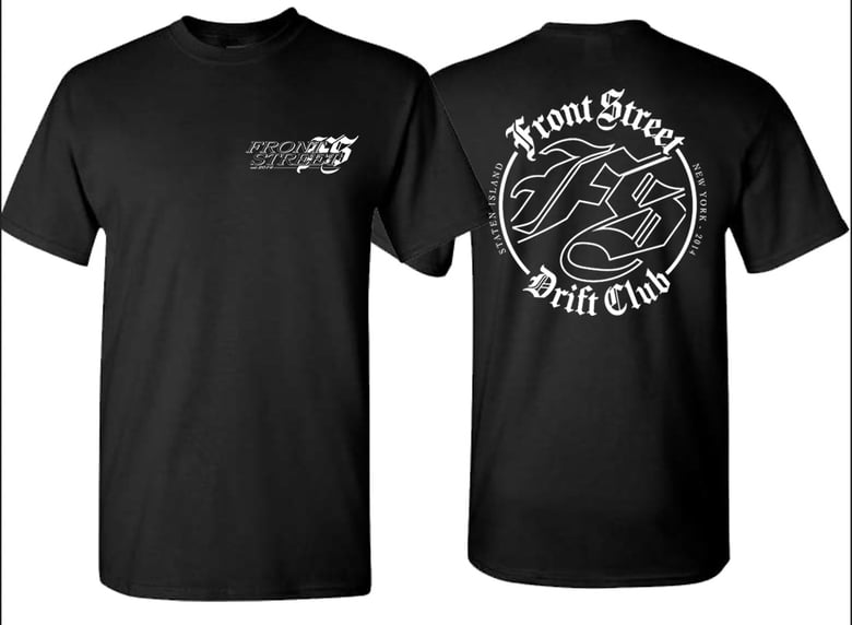 Image of Front Street Drift Club Type 2 Tee - Black