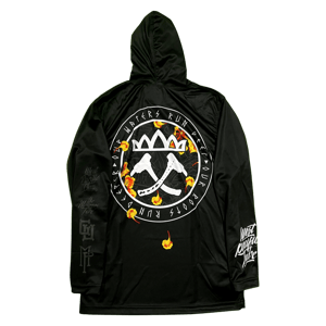 Image of Crowns Guam x Tribe Marianas - Dri-Fit Hoodie (Flame Tree 2023)