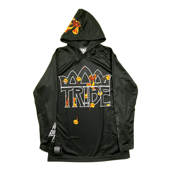 Image of Crowns Guam x Tribe Marianas - Dri-Fit Hoodie (Flame Tree 2023)