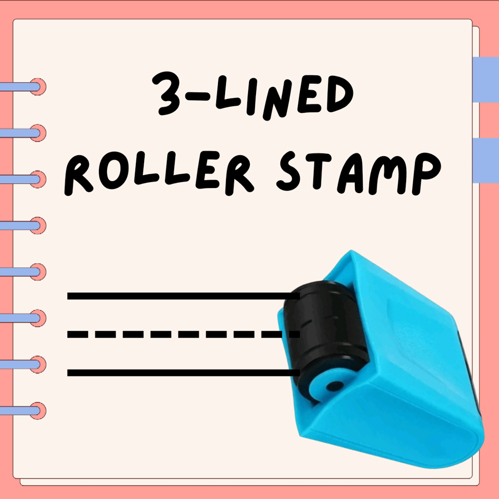 3-Lined Roller Stamp