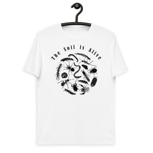 Soil is alive shirt black print unisex