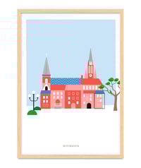 Image 2 of Print Wiesbaden Stadtansicht