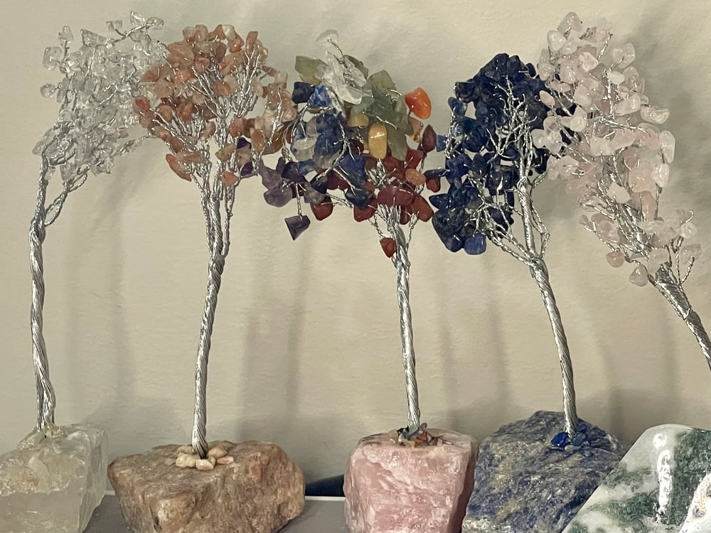 Image of Crystal chip trees 