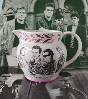 A Present from Manchester jug - The Bee and The Smiths - made on request!
