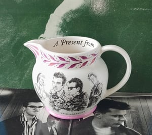 A Present from Manchester jug - The Bee and The Smiths - made on request!