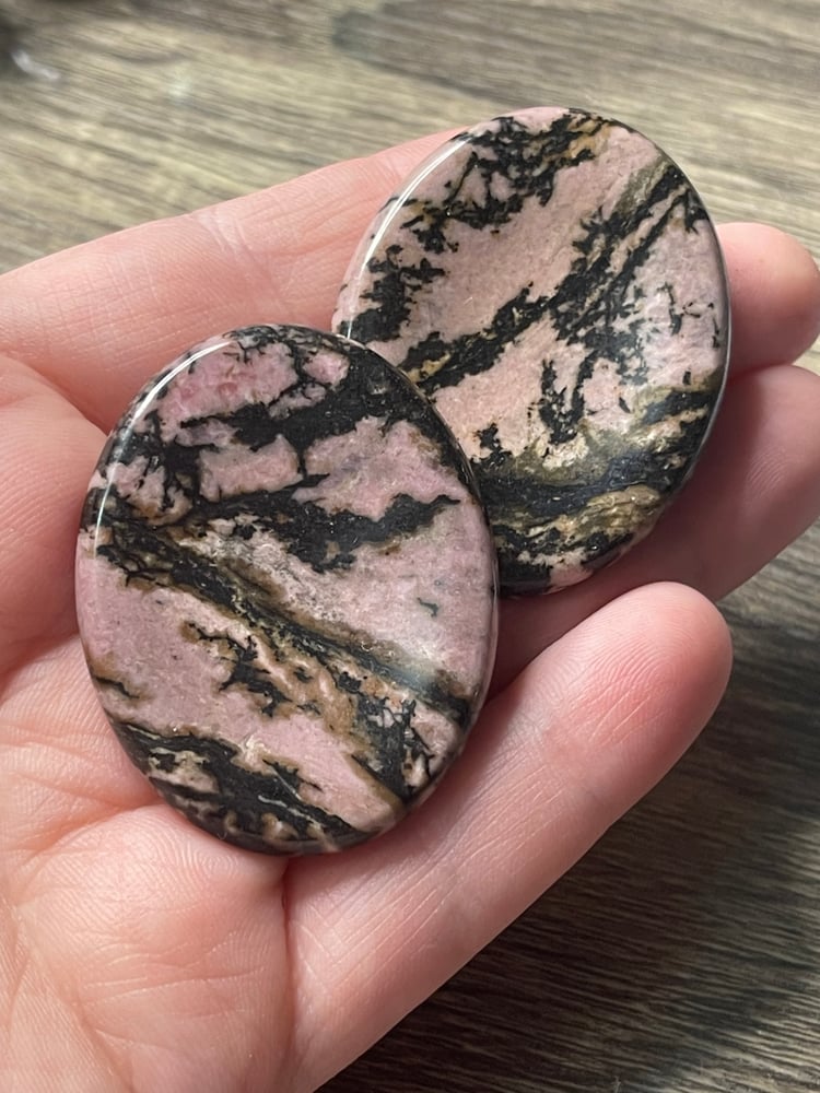 Image of Rhondnite worry stones 