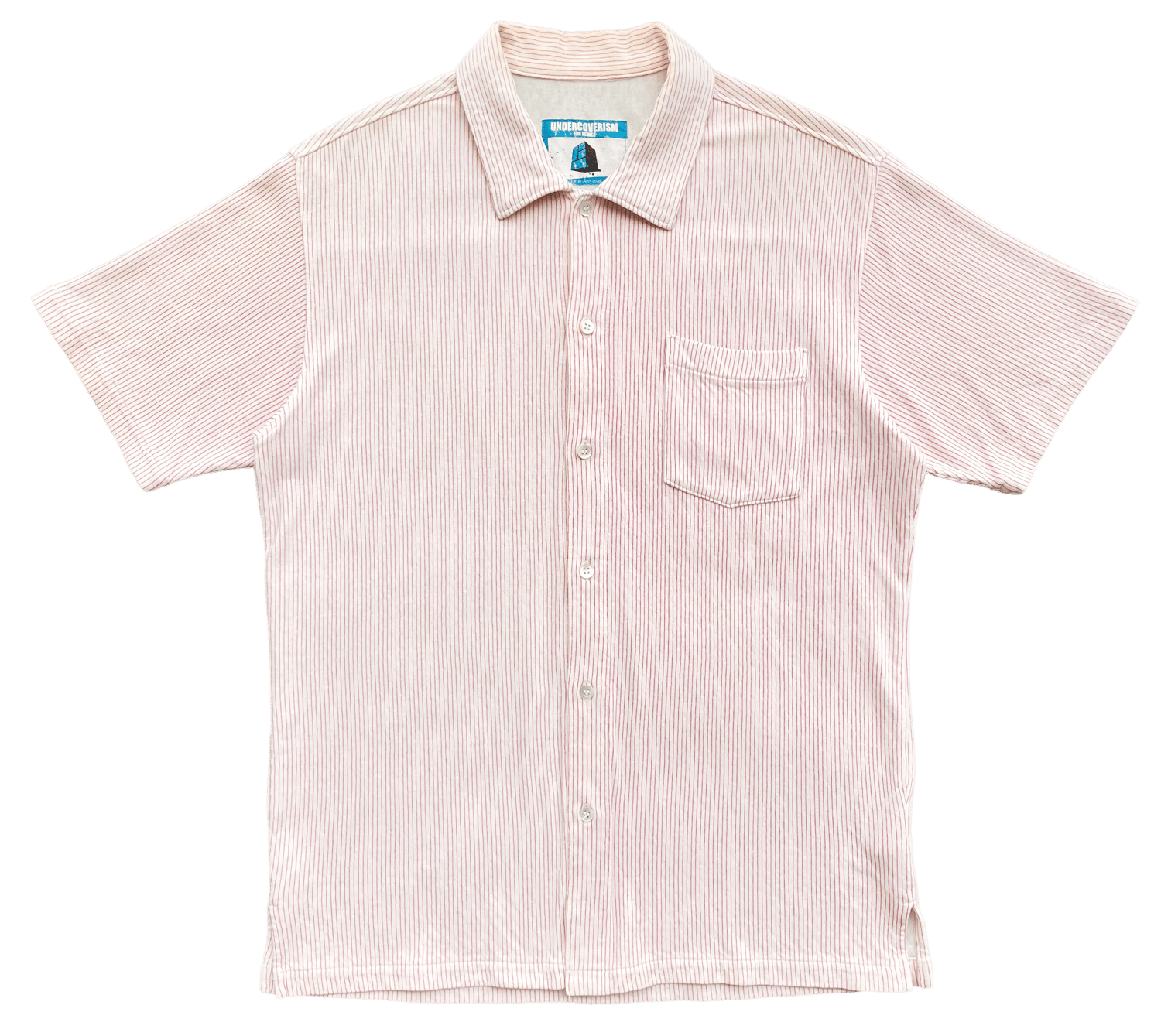 1056 | Pinstripes Custom Full Button Short Sleeve Fast-pitch Jersey