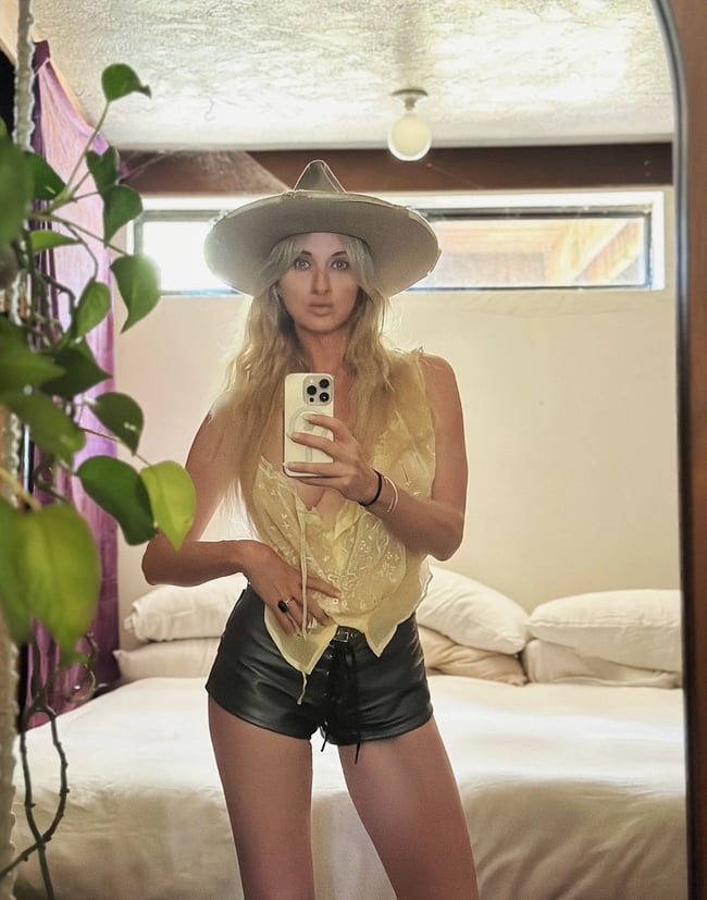 vintage leather lace up shorts with buckle 