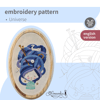 Embroidery pattern_Universe