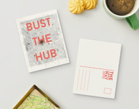 Image 3 of Bust the Hub Postcards