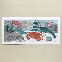 Image 1 of Cornwall Shellfish Panoramic Print