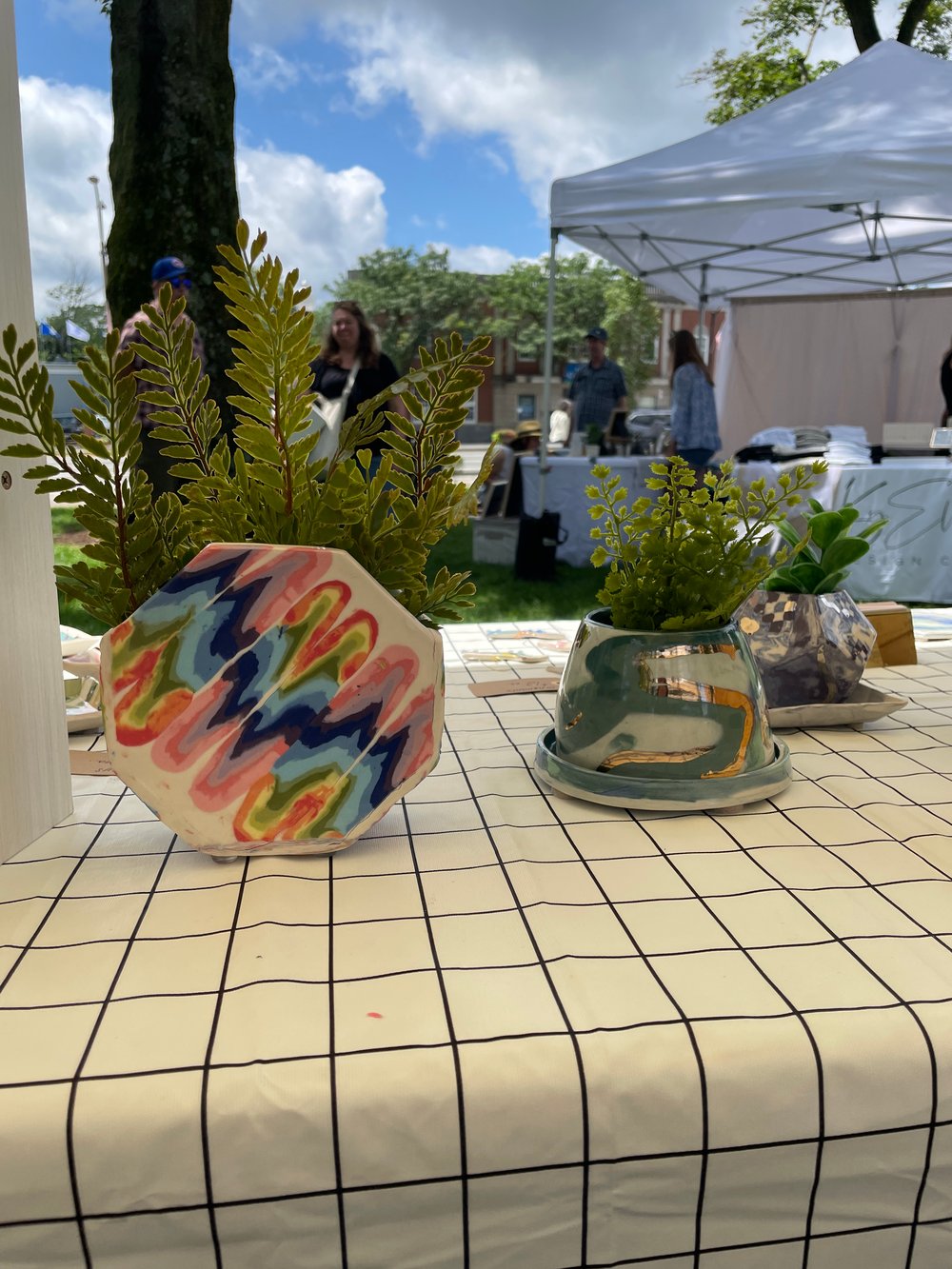 Image of Rainbow Octagonal Planter