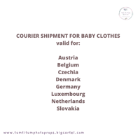 OPTIONAL COURIER SHIPMENT FOR BABY CLOTHES - 1 (for listed countries)