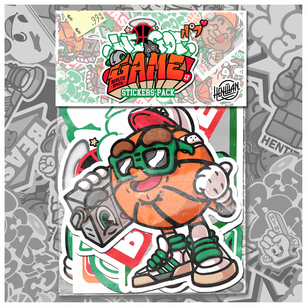 "WE GOT GAME" Stickers Pack by Hentitan