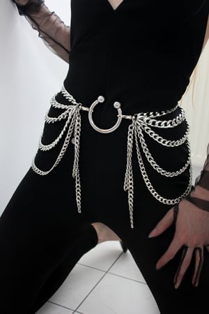 Image of  MADE TO ORDER- Kultchen Chained Belt (Size XS - XL)
