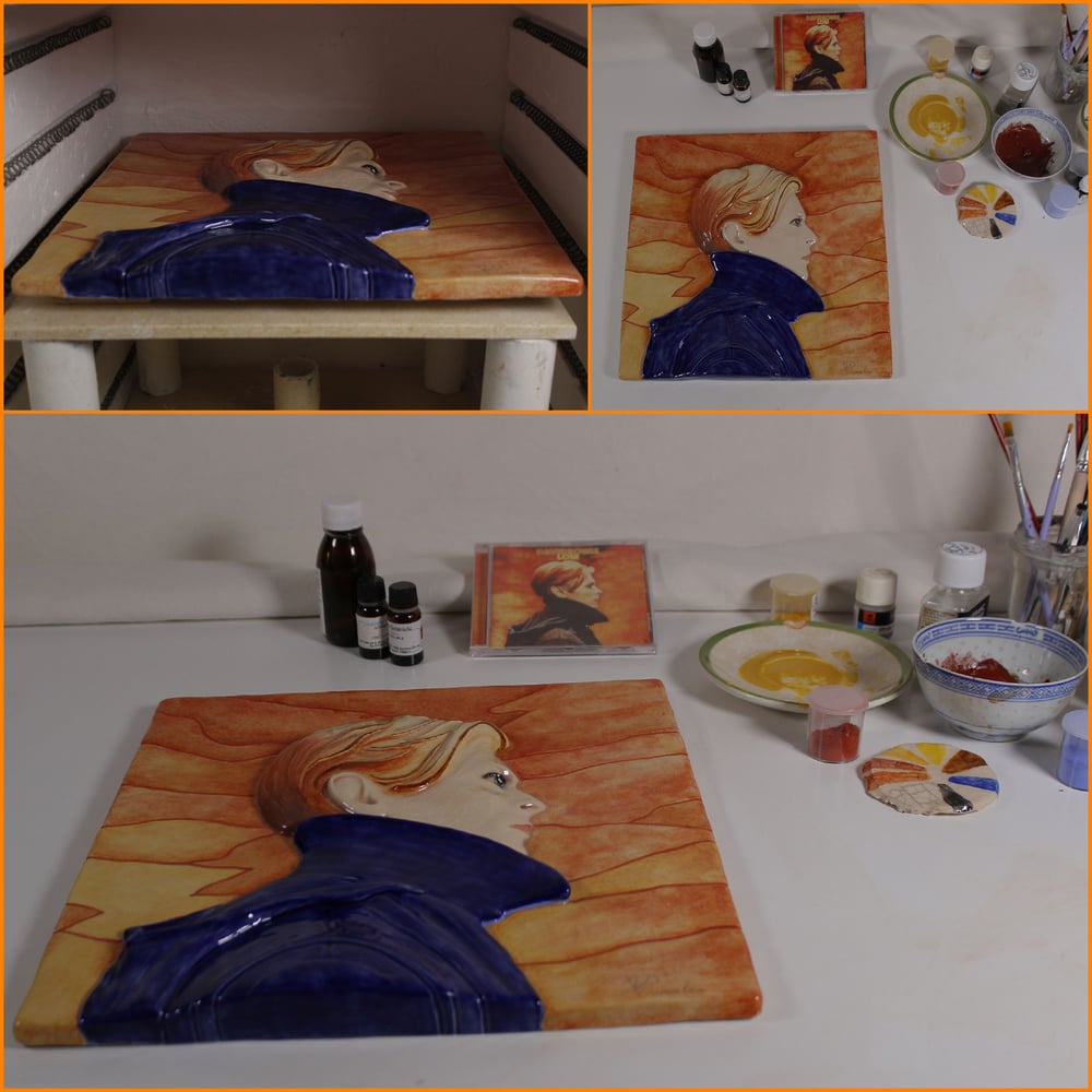 David Bowie 'Low' 3D Ceramic Wall Panel
