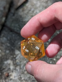 Image 4 of Fizzy Orange Lucky Star 22mm D20 Single