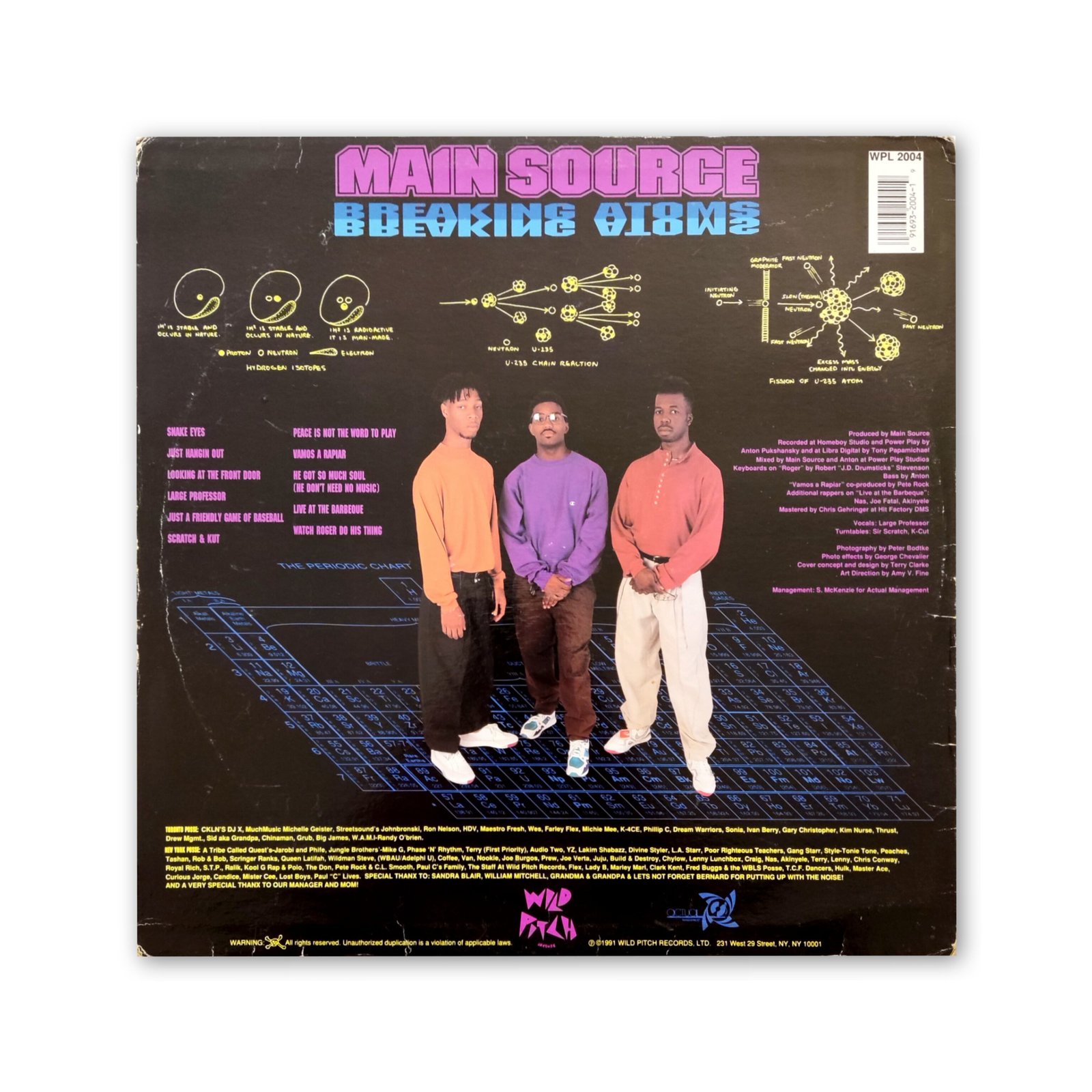 Main Source - Breaking Atoms LP | Wolf Tapes