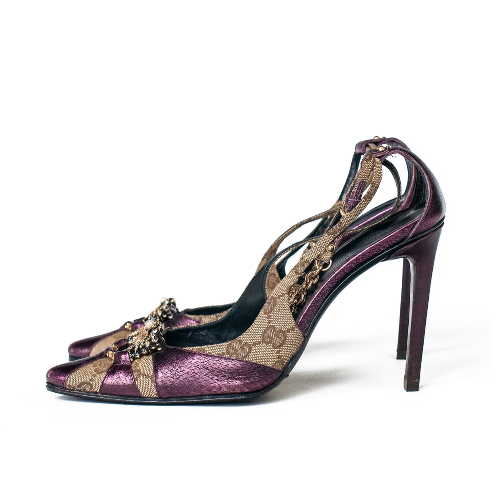 Image of Gucci by Tom Ford 2004 Dragon High Heels