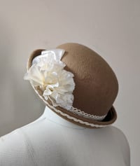 Image 1 of Tan and Lace Bowler