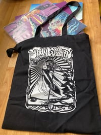Image 2 of Twin Wizard Tote Bags Tarot Caster