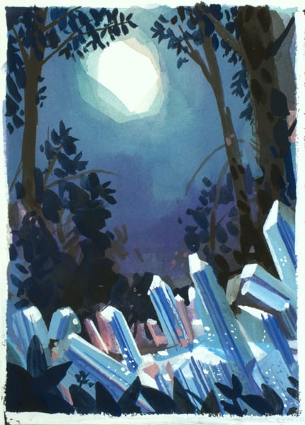 Image of Painting: Night Crystals