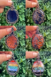 Image 2 of Worry Stone Pendants