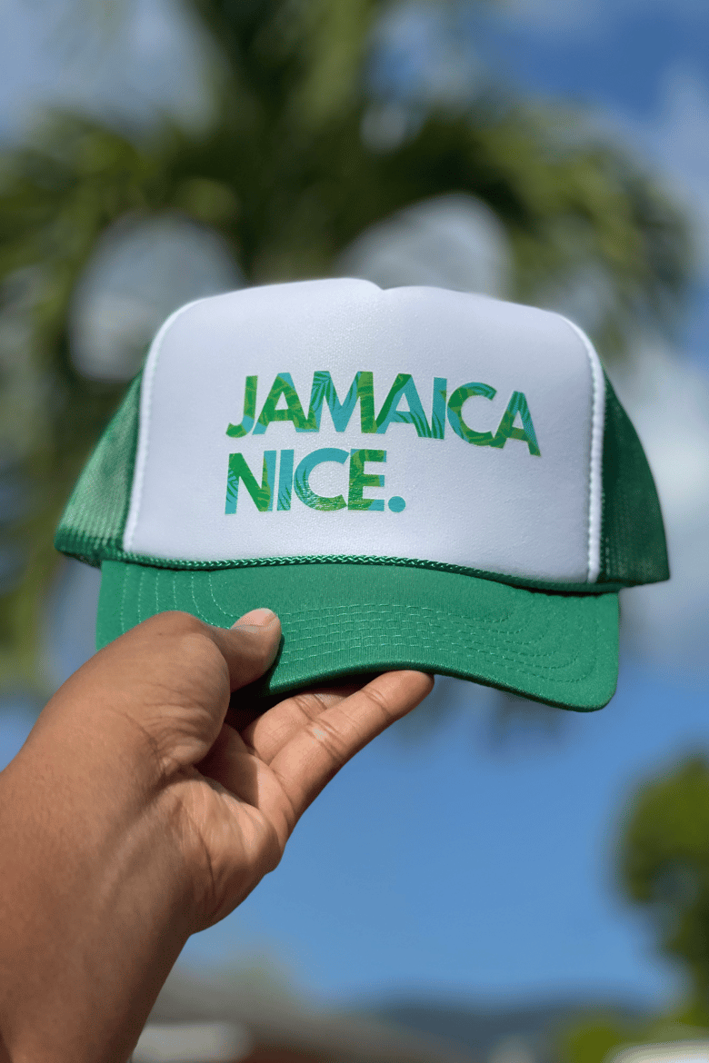 Image of GREEN PARADISE TRUCKER HAT