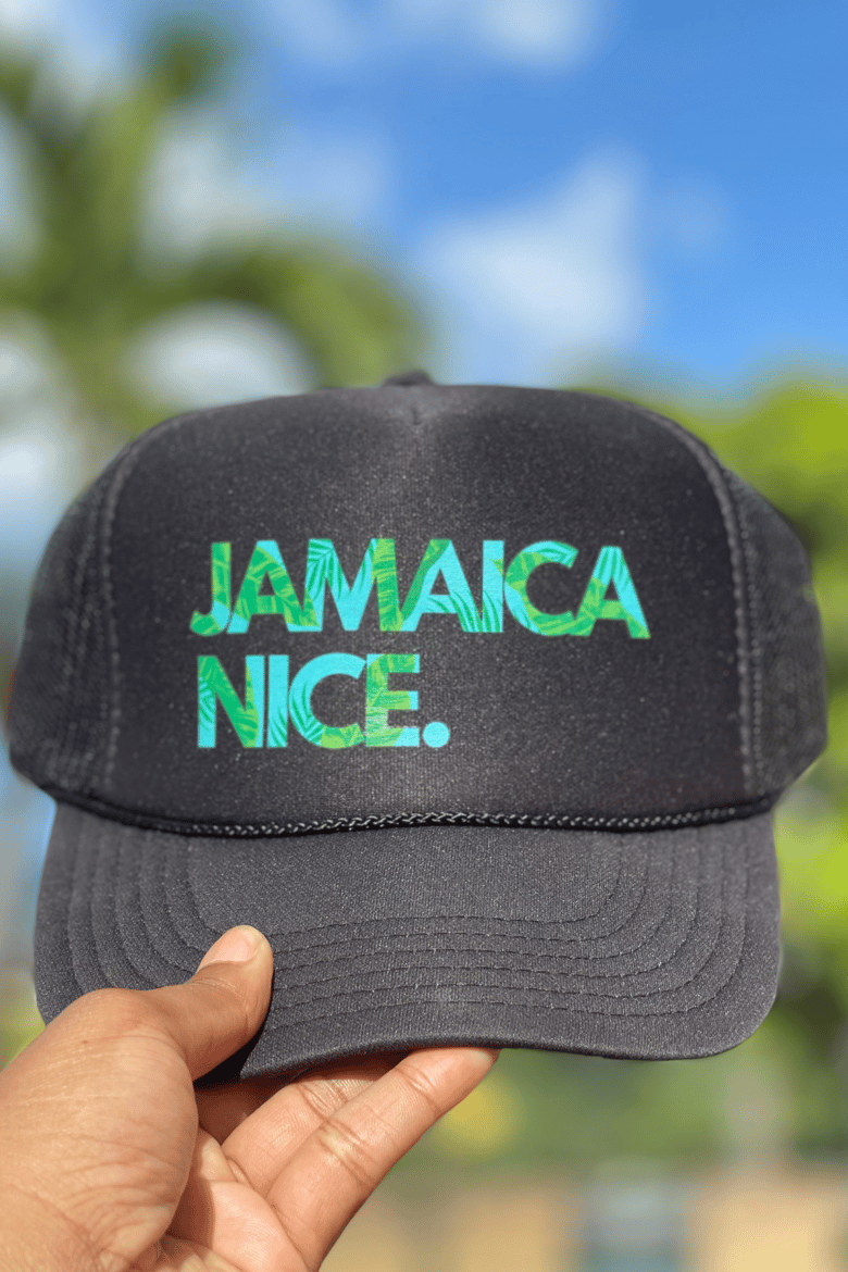 Image of BLACK PARADISE TRUCKER HAT
